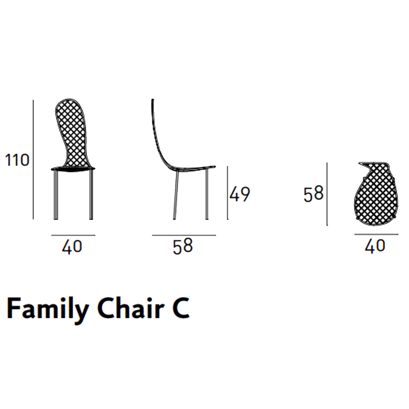 Living Divani - Sedia Family Chair C Longho Design Palermo