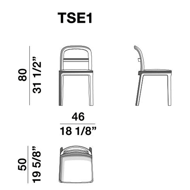 Molteni – Sedia Tea Longho Design Palermo