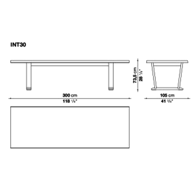 Maxalto - Tavolo InToto Longho Design Palermo