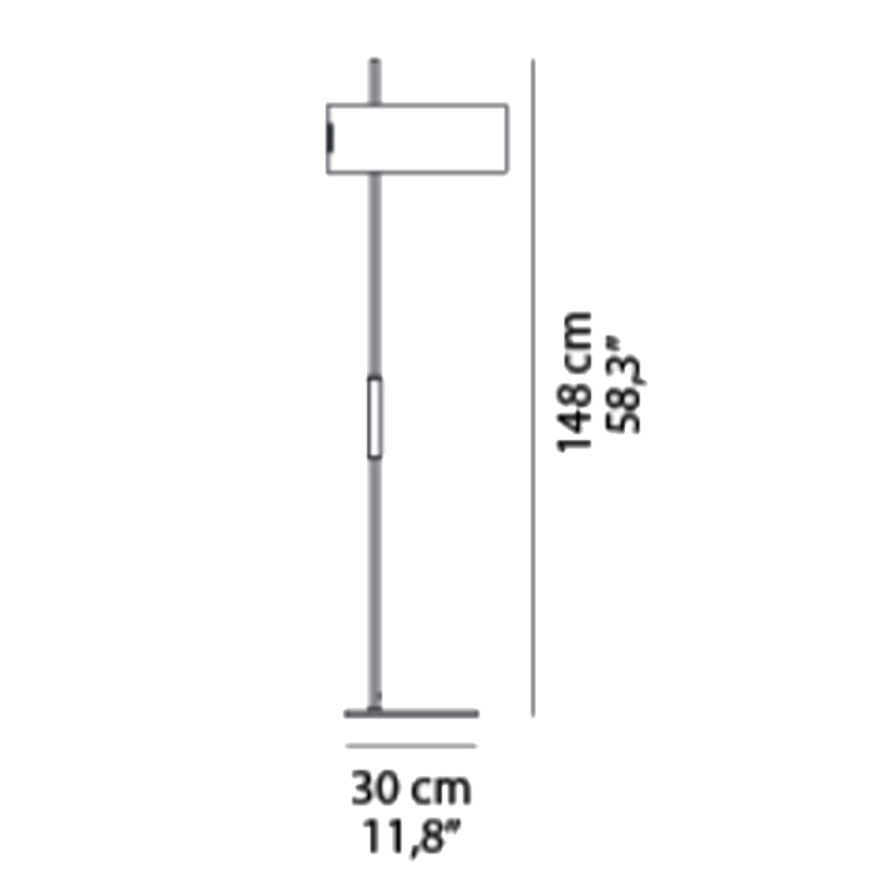 Oluce - Lampada da terra 1953 Longho Design Palermo