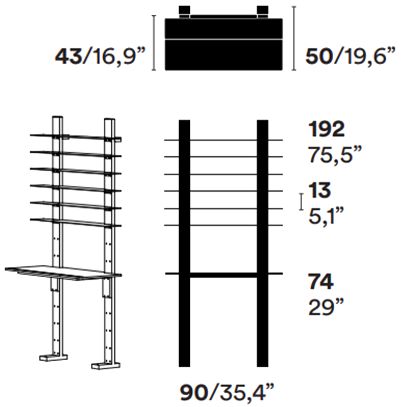 Opinion Ciatti - Libreria Pacifico Kit Shelf A Longho Design Palermo