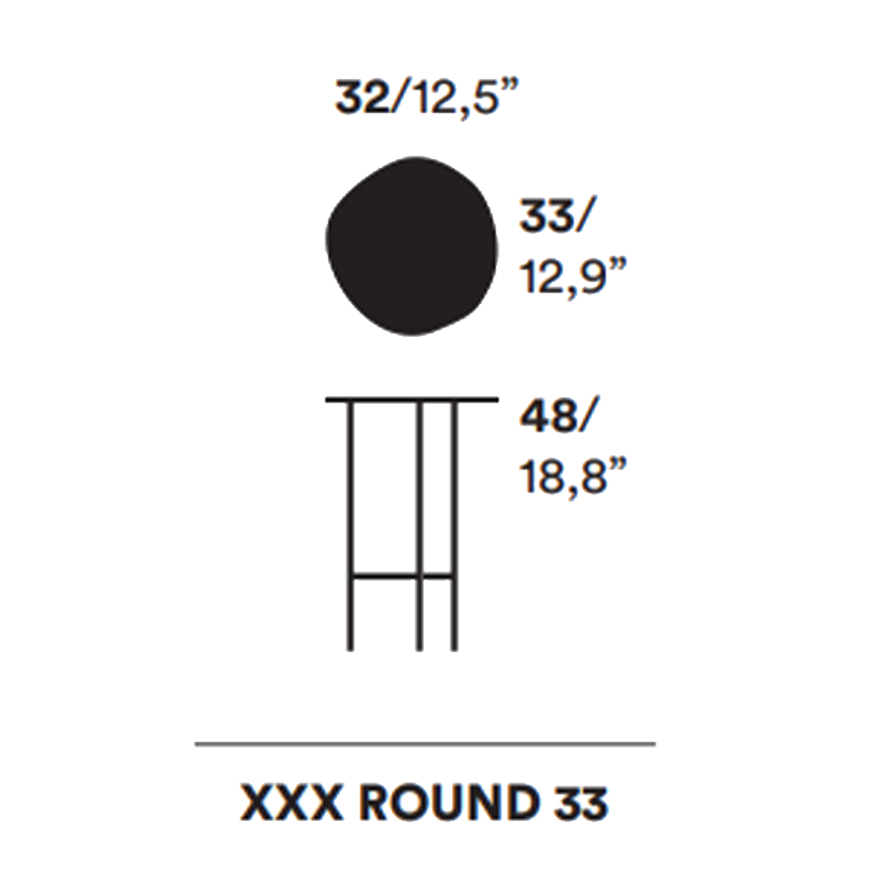 Opinion Ciatti - Tavolino XXX ROUND 33 Longho Design Palermo