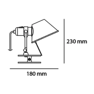 Artemide - Lampada Tolomeo Pinza longho palermo