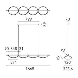 Flos Lampada Almendra S4 Longho Design Palermo