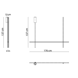 Flos Lampada da Parete Coordinates C2 Longho Design Palermo