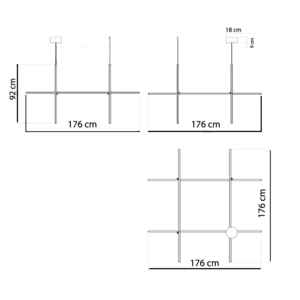 Flos Sospensione Coordinates S4 Longho Design Palermo