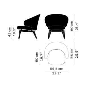 Fritz Hansen – Poltrona Let longho palermo