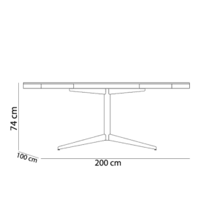 Knoll Scrivania Florence Rettangolare Longho Design Palermo