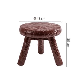 Seletti-Sgabello-Milk-Stool-Marrone-Longho-Design-Palermo