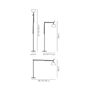 Artemide - Lampada Tolomeo MEGA Cromato longho palermo