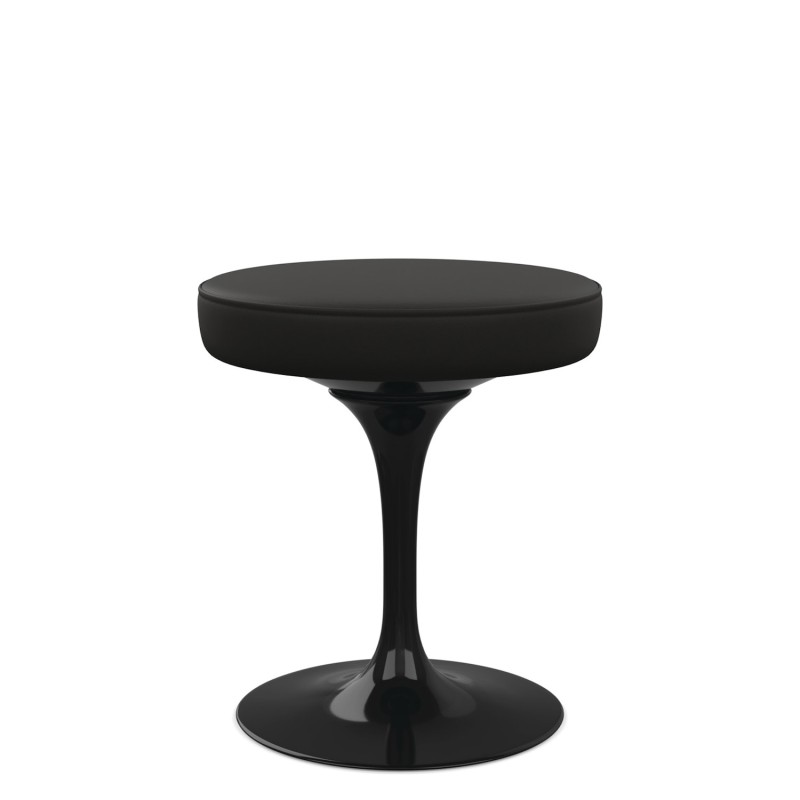 Knoll - Tulip swivel stool leather