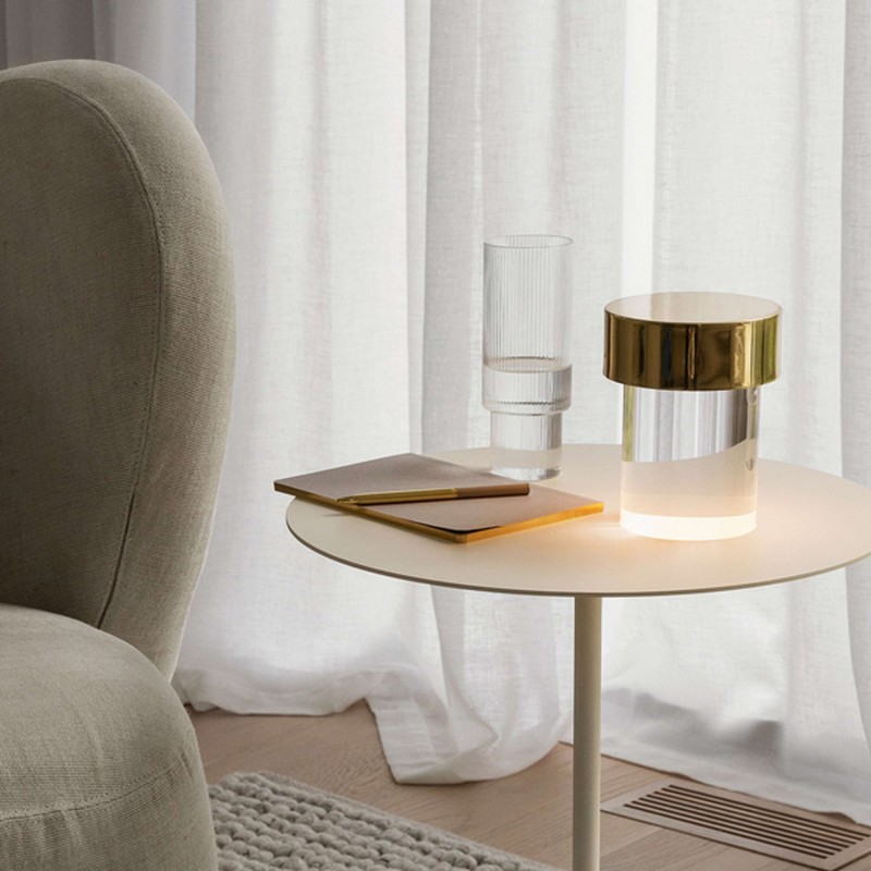 Flos - Last Order Fluted table lamp satin copper