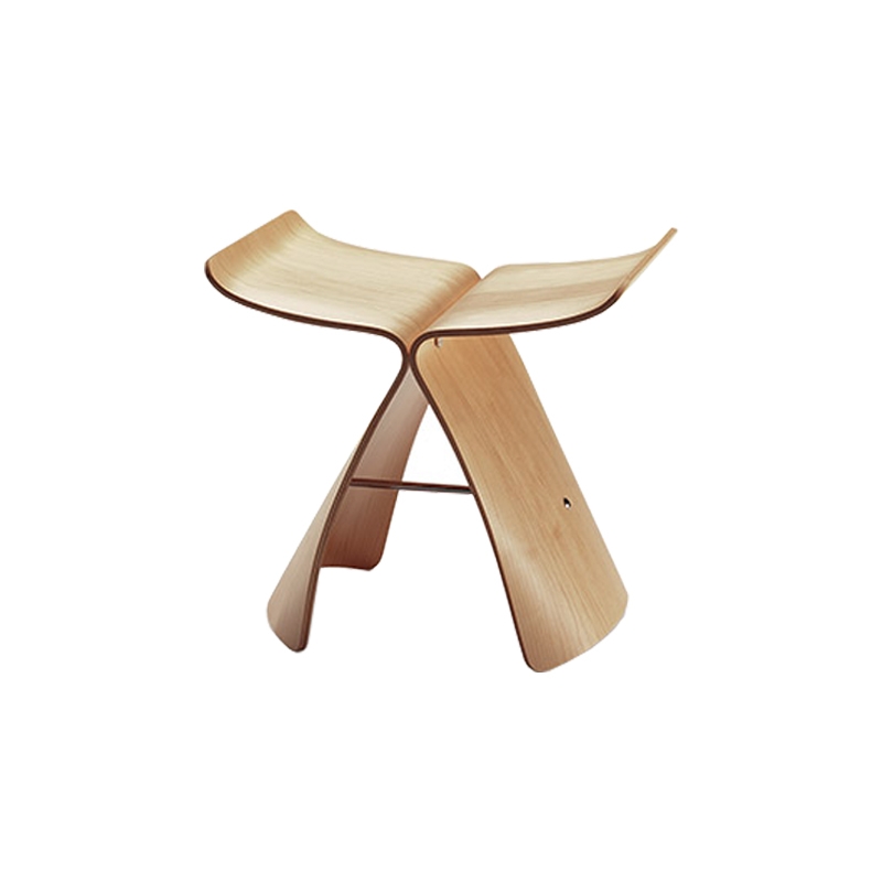 Vitra Sgabello Butterfly Stool acero longho design palermo 0