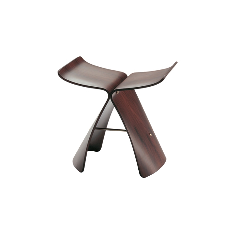 Vitra Sgabello Butterfly Stool palissandro longho design palermo 0