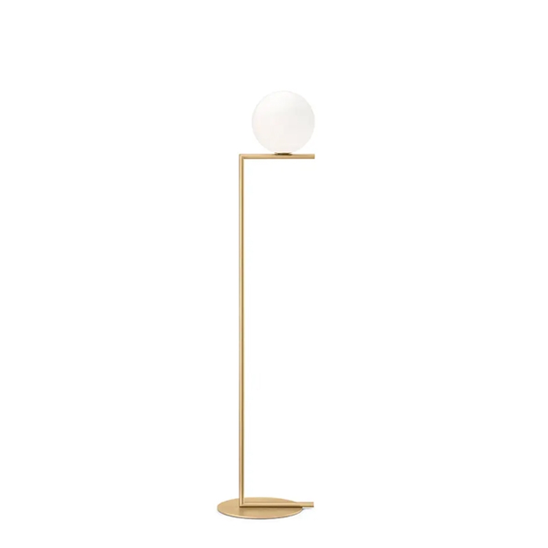 Flos Lampada da terra IC F 2 Ottone Longho Design Palermo