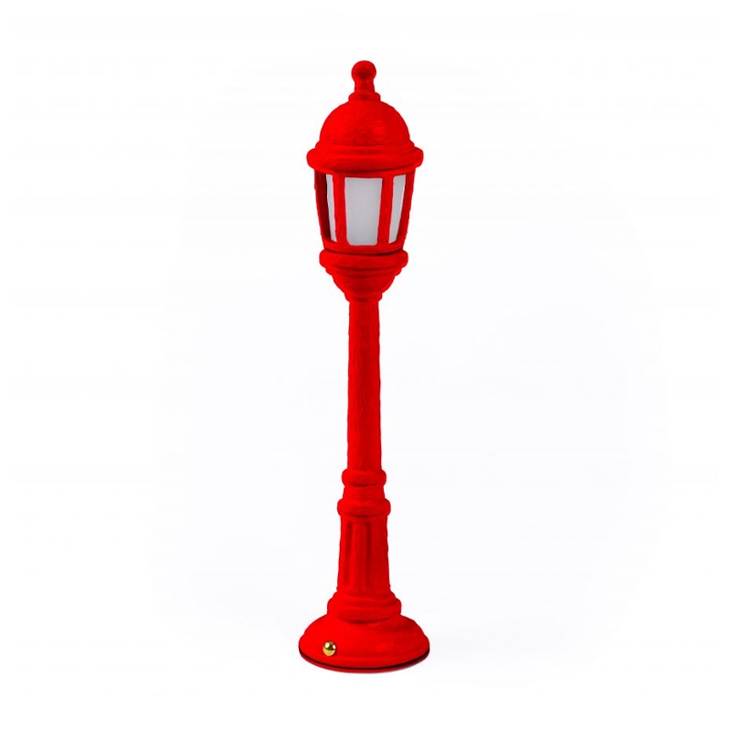 Street Lamp Dining Rosso longho design palermo