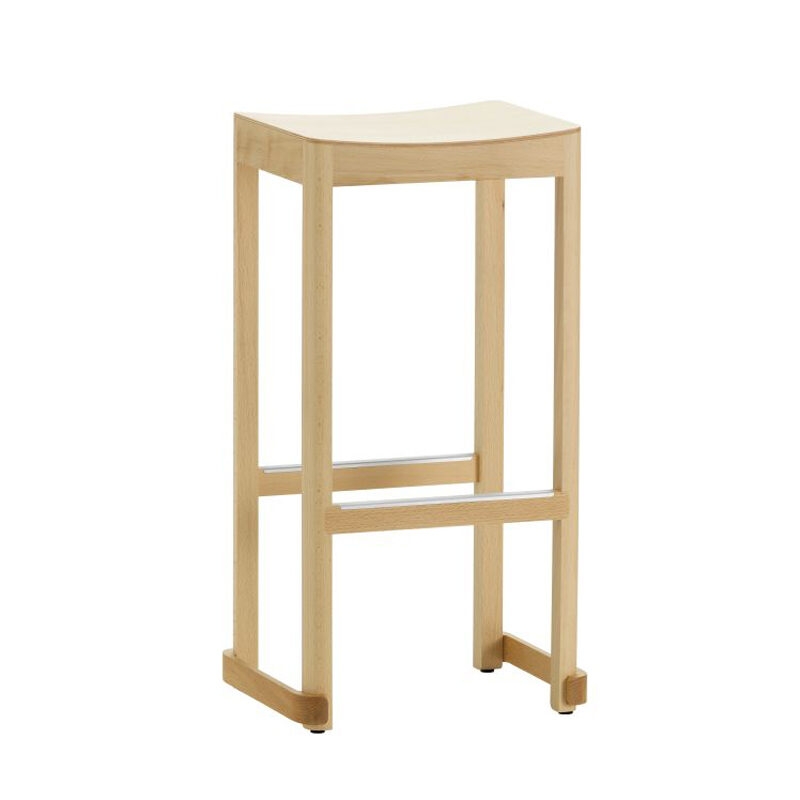 Artek Sgabello da bar Atelier H75 faggio naturale laccato longho design palermo