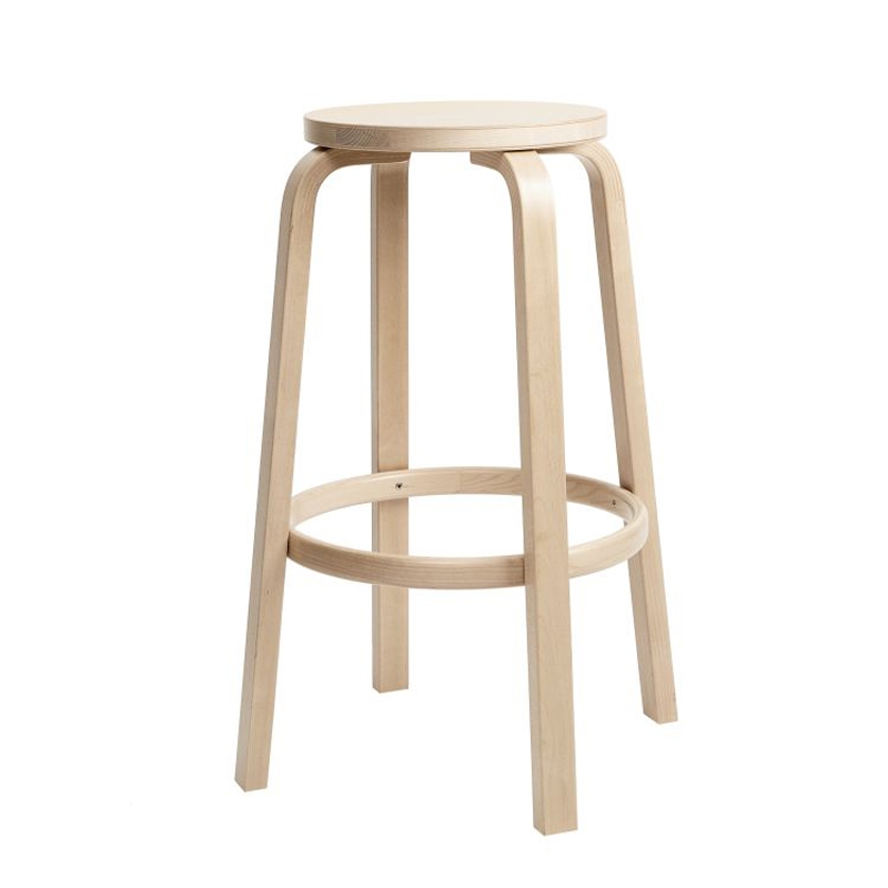 Artek Sgabello da bar 64 h75 Betulla longho design palermo