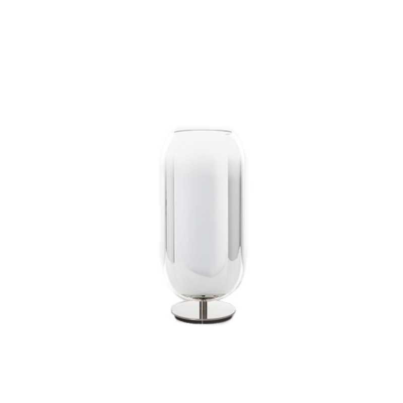 Artemide Lampada da tavolo Gople mini silver argento PVD Longho Design Palermo