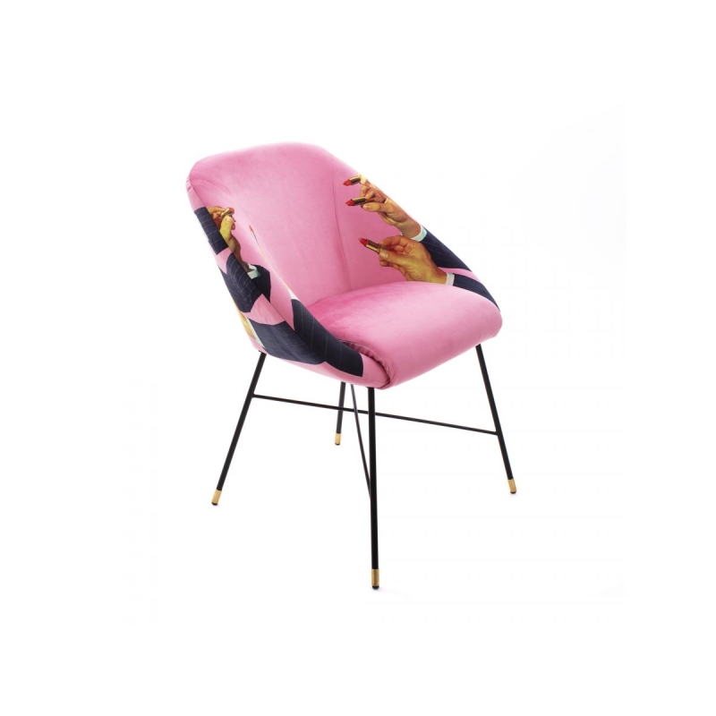 Seletti Sedia imbottita Rossetti Rosa Longho Design Palermo 2