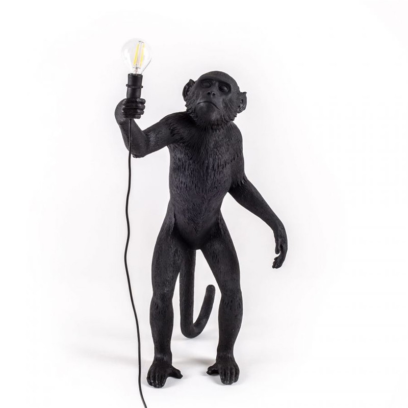 Seletti The Monkey Lamp in piedi Nera Longho Design Palermo 1