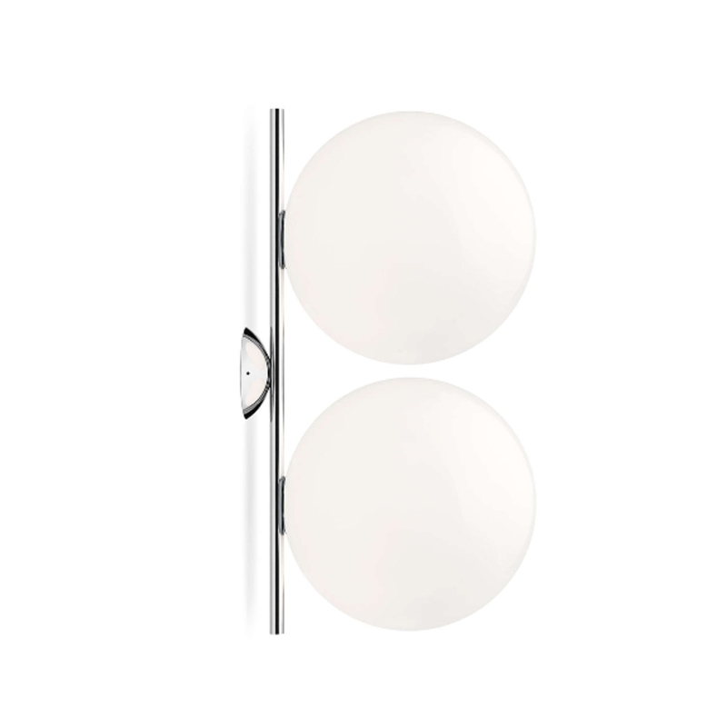 Flos Lampada da Parete IC CW2 Double Cromo Longho Design Palermo