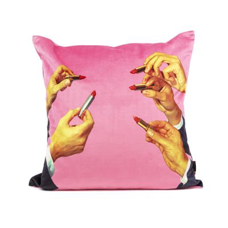 Seletti Cuscino Rossetti Rosa Longho Design Palermo 1