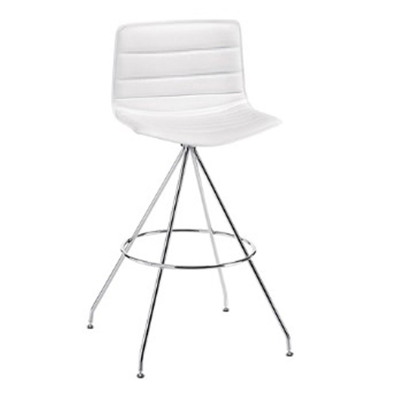 Arper - Catifa 46 high upholstered stool H73 on swivel frame