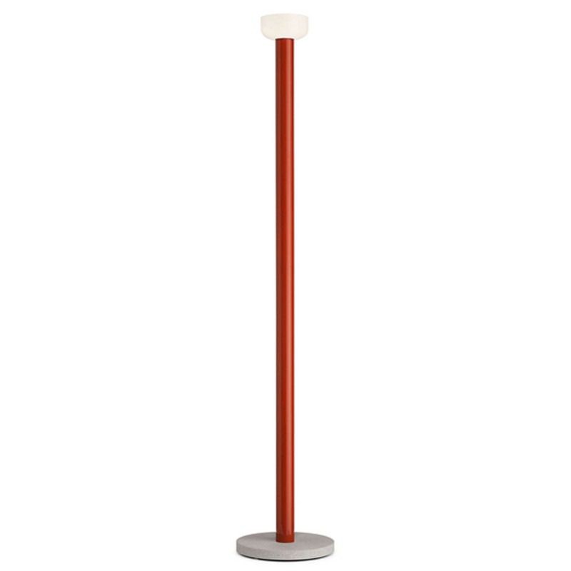 Flos – Bellhop Floor white/brick red floor lamp