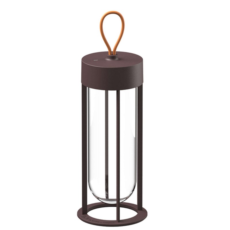 Flos - In Vitro Unplugged 2700K deep brown floor lamp