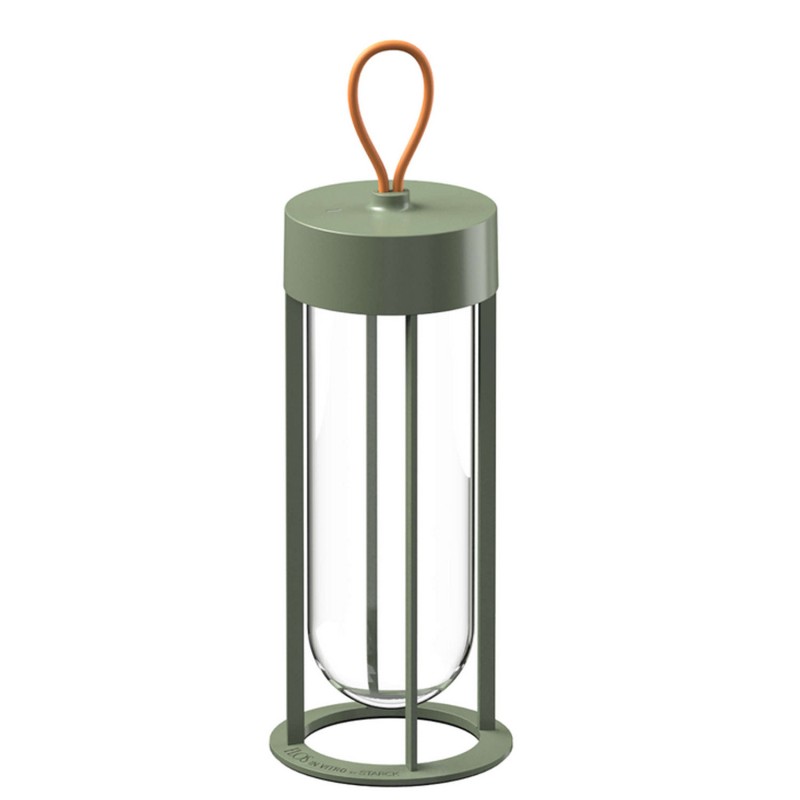 Flos - Lampada da terra In Vitro Unplugged 2700K pale green