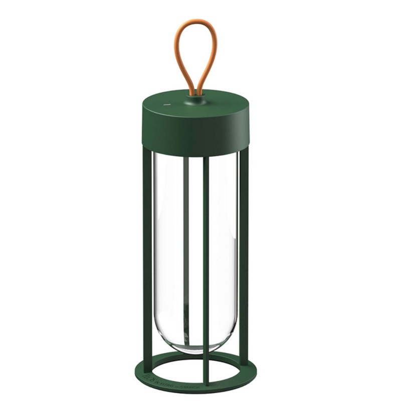 Flos Lampada da terra In Vitro Unplugged forest green Longho Design Palermo