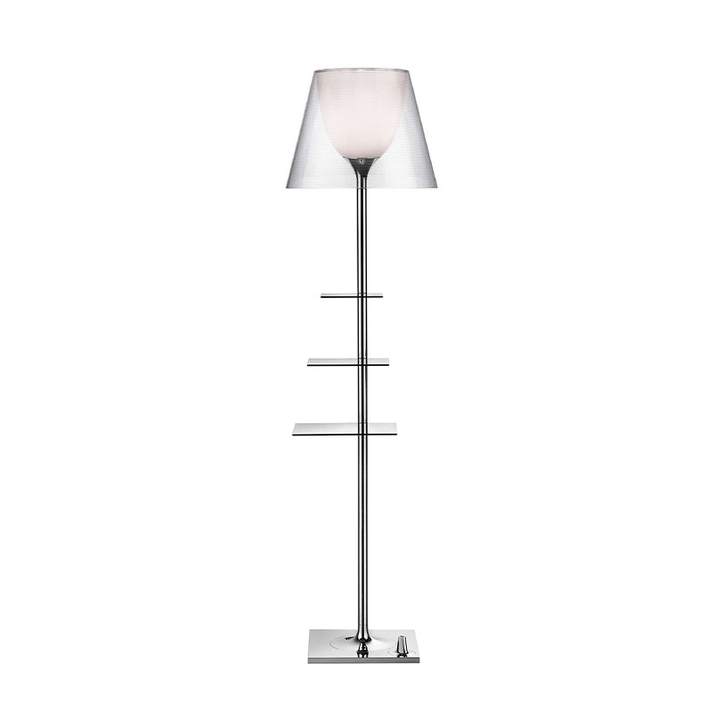 Flos – Bibliotheque Nationale transparent floor lamp