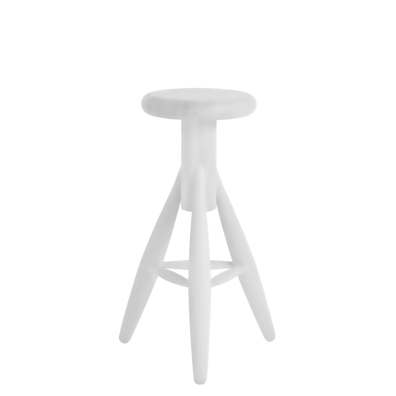 Artek Sgabello da bar Rocket rovere laccato bianco longho design palermo