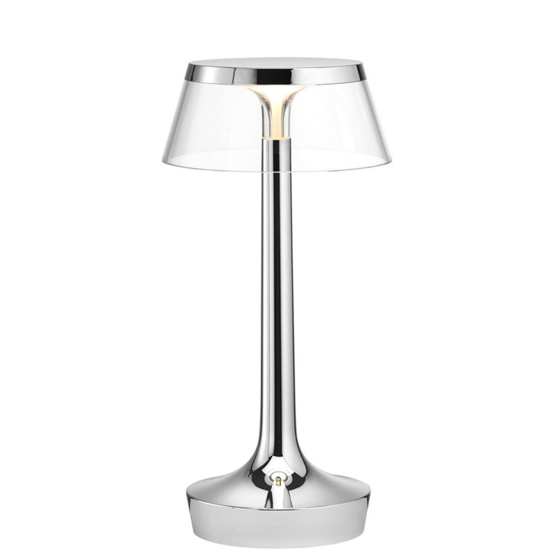 Flos - Bon Jour Unplugged chrome table lamp