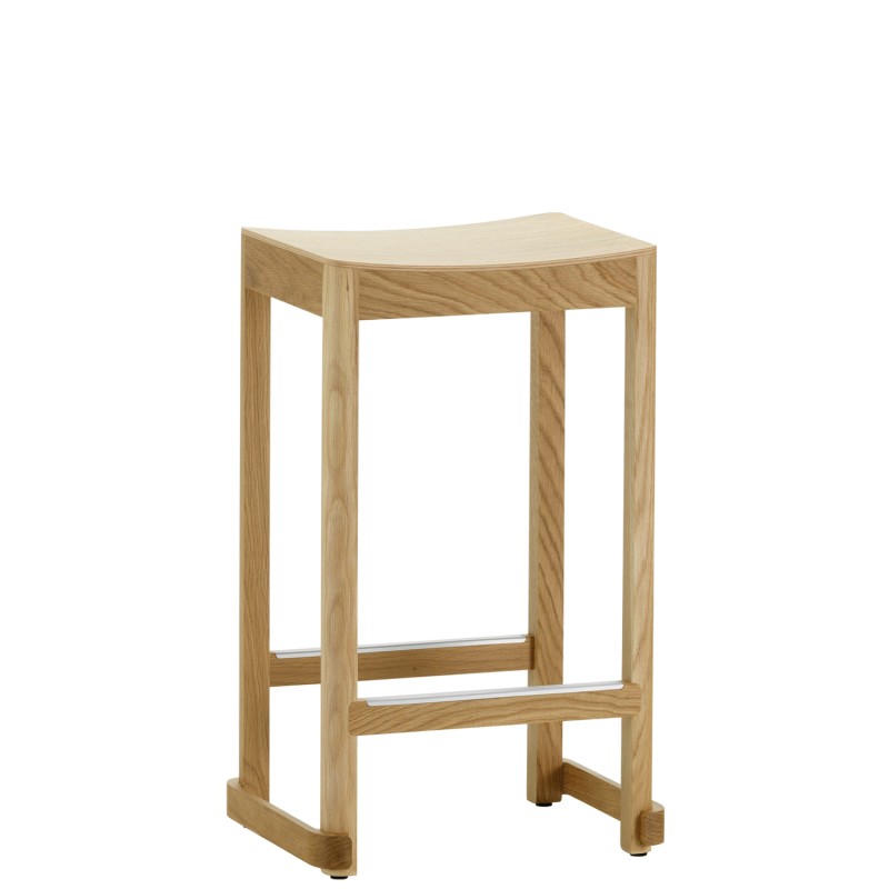 Artek - Atelier bar stool h65 oak natural lacquered