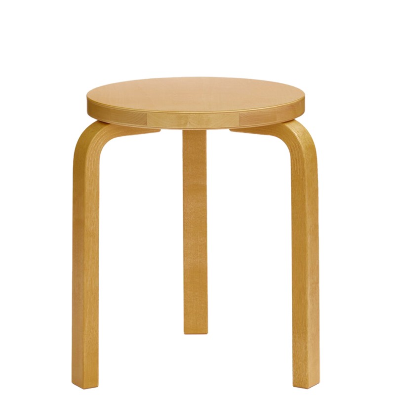 Artek - Stool 60 honey stained birch