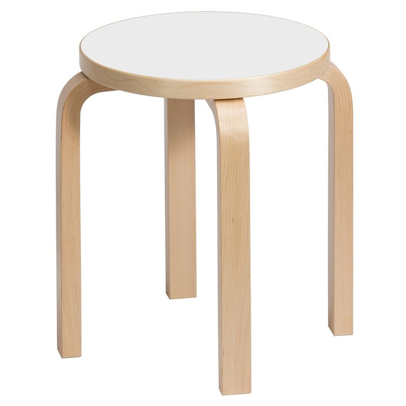 Artek Sgabello E60 IKI HPL bianco Longho Design Palermo