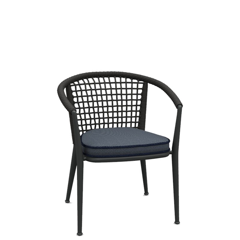 B&B Italia outdoor - Erica '19 chair with armrests
