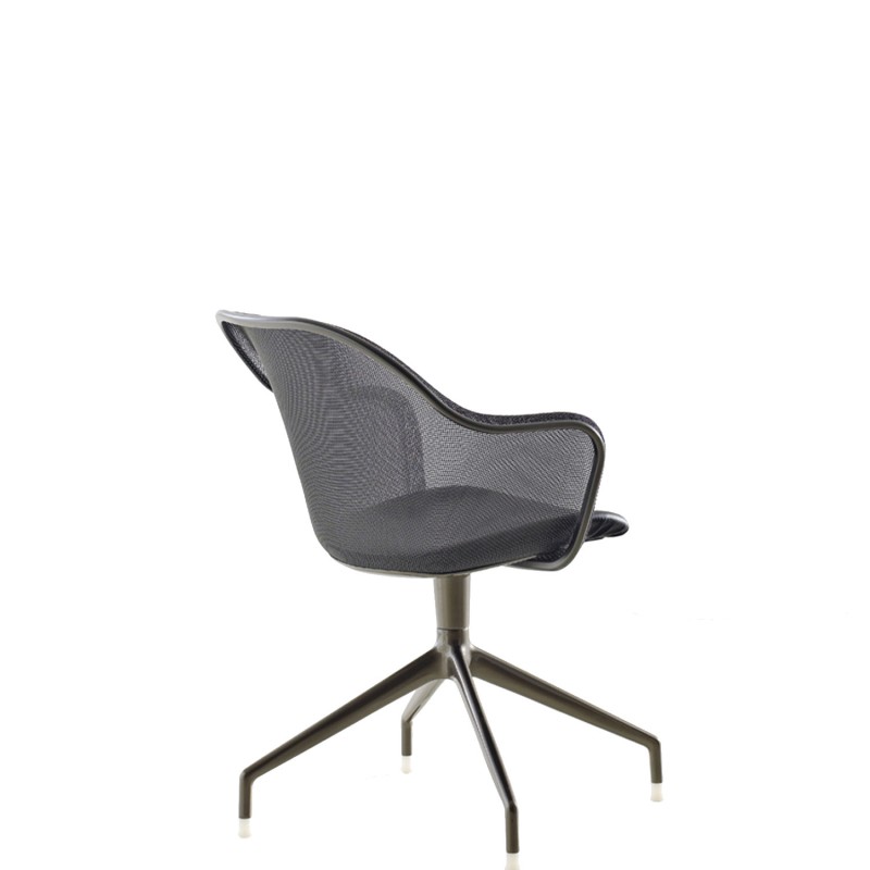 B&B Italia - Iuta swivel chair with armrests