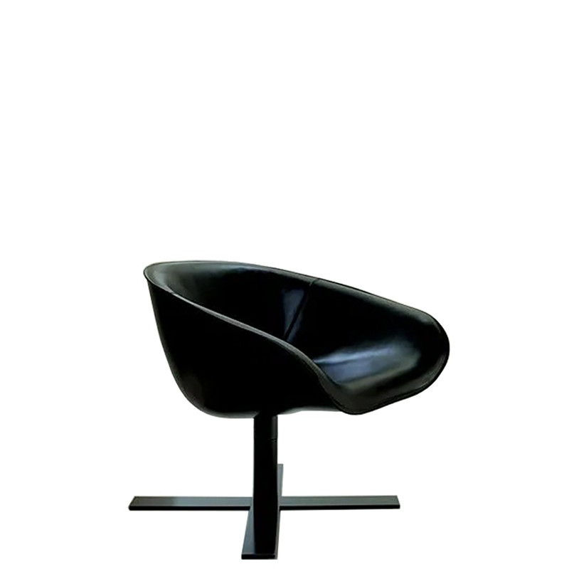 B&B Italia - Mart leather swivel armchair