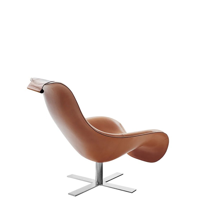 B&B Italia - Mart swivel relax armchair with leather cover