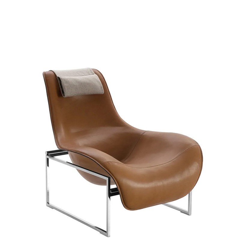 B&B Italia - Mart tilting relax armchair with leather cover