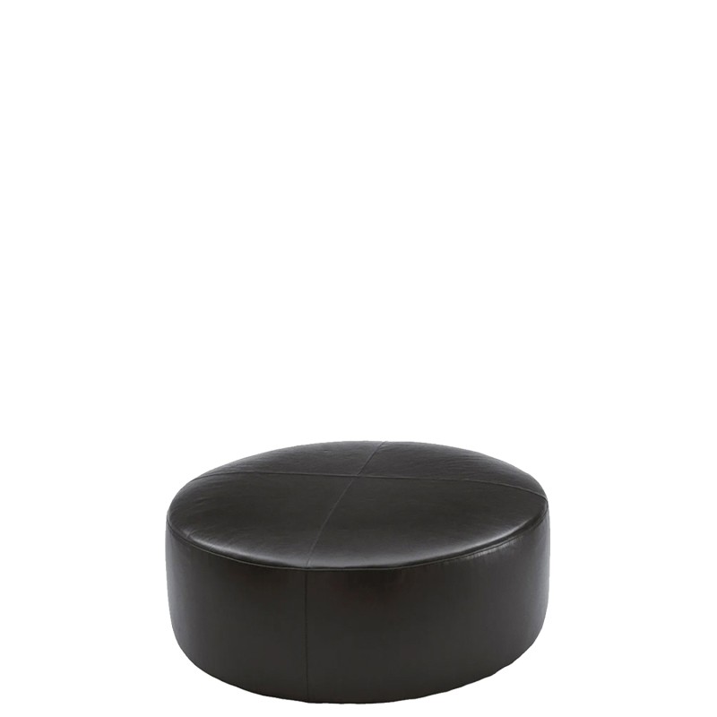 B&B Italia - Harry Large D110 pouf with leather cover