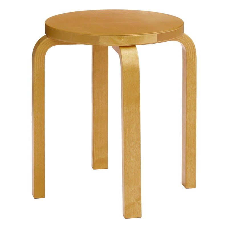 Artek - Stool E60 birch honey stained