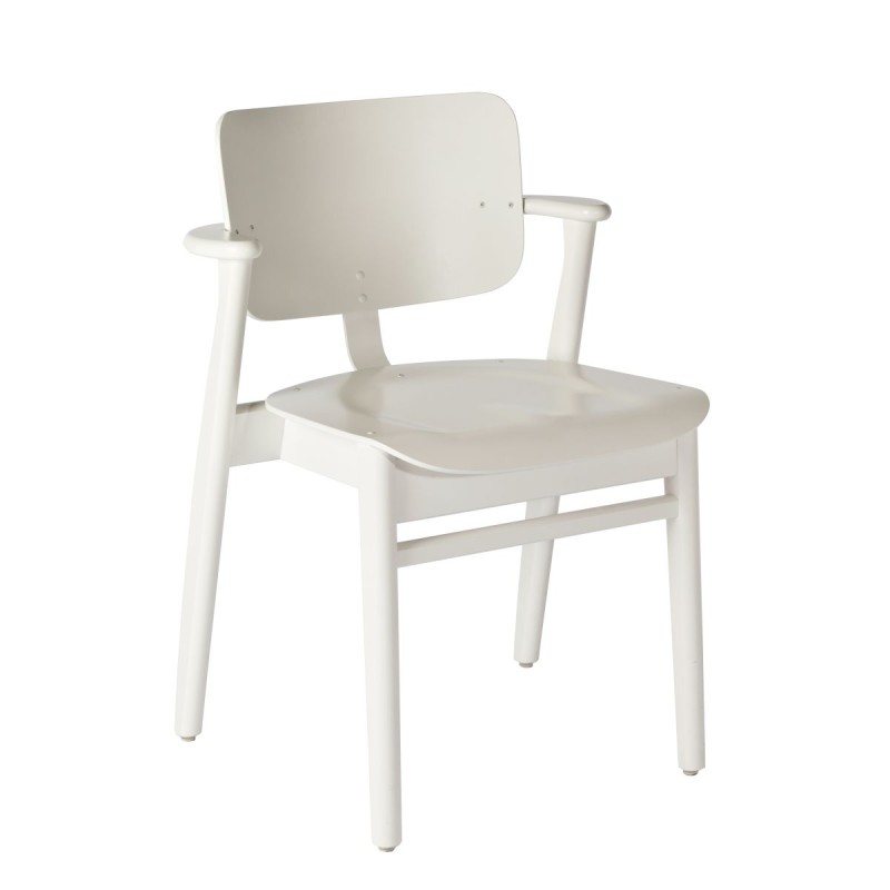 Artek Sedia Domus Betulla laccato Bianco Longho Design Palermo