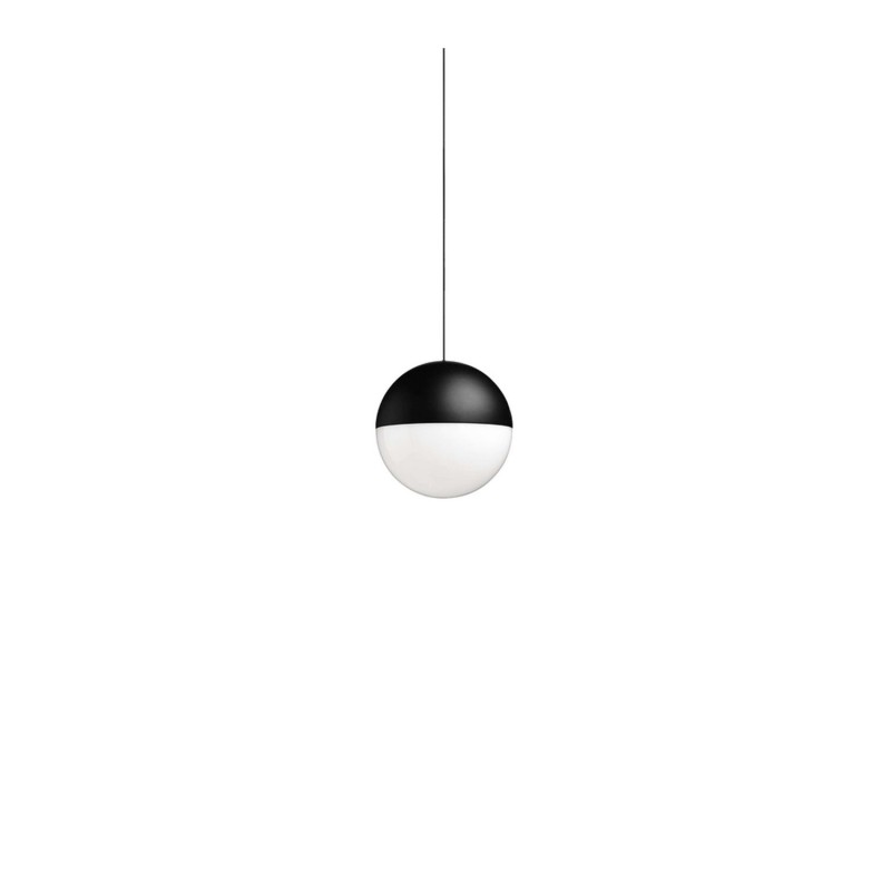 Flos - String Light sphere 22 mt black suspension lamp