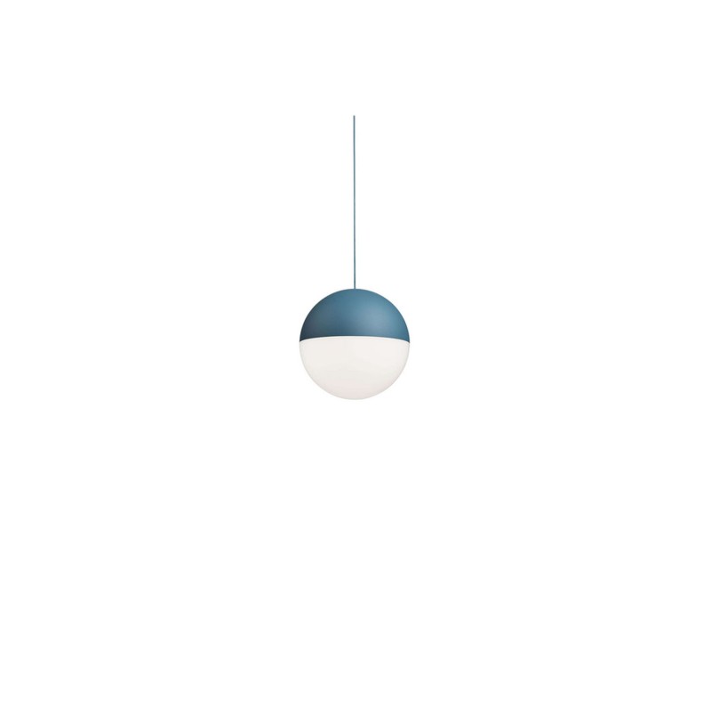 Flos - String Light sphere 12 mt blue suspension lamp