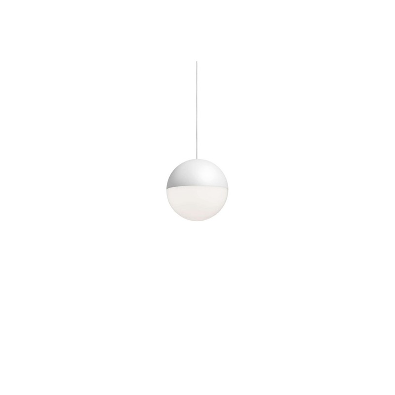Flos - Lampada a sospensione String light sfera Casambi bianca 22mt