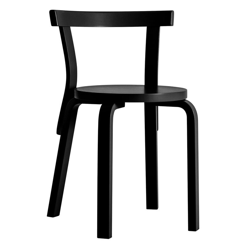 Artek - Chair 68 laquered black